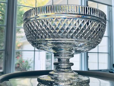 Vintage Waterford Crystal Footed Bowl; 7.25" Wide; Mint Condition; Made in Ireland