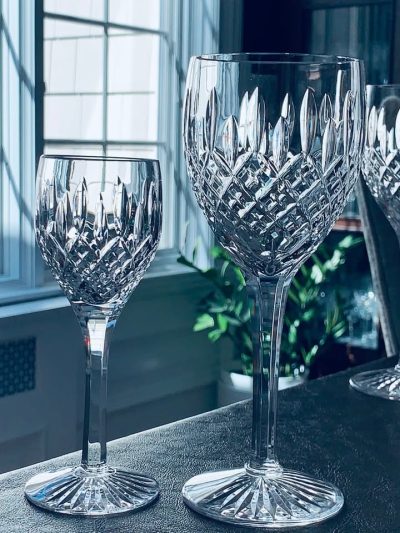 STUART Crystal Wine Glasses in Shaftesbury; Set of 12 incl. 6 Wine and 6 Sherry; Made in England